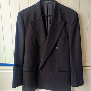 Giorgio Armani Le Collezioni Wool Suit Jacket 39R